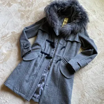 로얄 파티 ROYAL PARTY 그레이 울 더플 코트