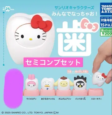 산리오 캐릭터즈 모두 함께 되자! -이- 세미 컴프 세트