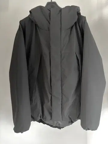 [무인양품] 워셔블 충전솜 후드 자켓 블랙 남성용 M