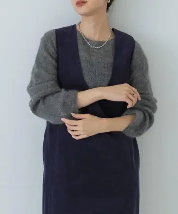 [ 미사용 새상품 ] URBAN RESEARCH *헤어리 루즈 니트