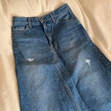 젬블 데님 롱 스커트