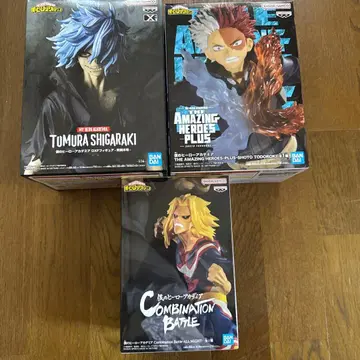 나의 히어로 아카데미아 토도로키 쇼토 시가라키 올마이트 피규어 3체 세트