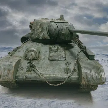 T-34 1/35 웨더링 마감 완성품