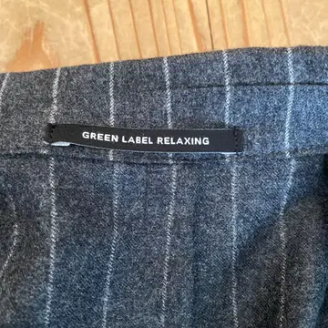 그린 레이블 릴랙싱 스트라이프 비즈니스 자켓