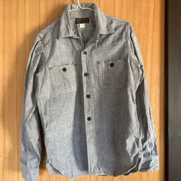 프리휠러스 블랙 샴브레이 셔츠 사이즈 14