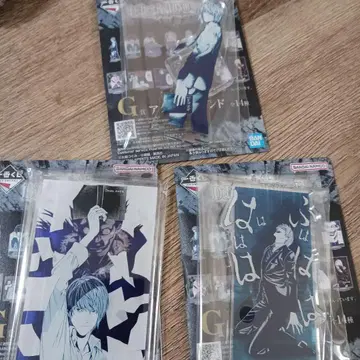 데스노트 제일복권 G상 아크릴 스탠드 야가미 라이토 3세트
