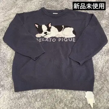 미사용 새상품 택 포함 젤라피케 프렌치 불독 룸웨어 네이비