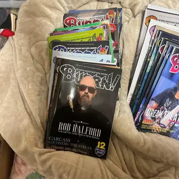 BURRN! 메탈 잡지 세트 2020년 1월호 ~ 2024년 1월호까지