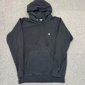 Champion 눈 있음 후드티 블랙 사이즈 XL