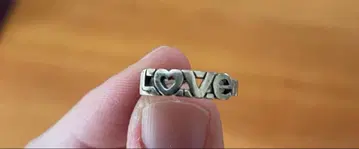 LOVE 각인 실버 반지