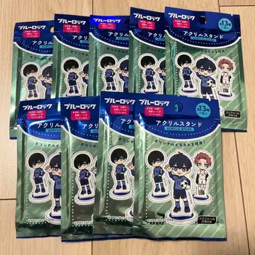 다이소 세리아 미개봉 새상품 블루 록 아크릴 스탠드 9개