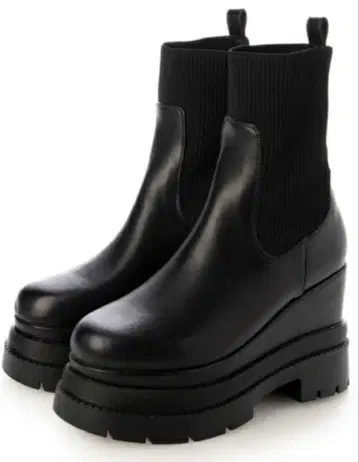 EVOL 폭신폭신 쿠션 내장 11cm 니트 숏부츠 L IZ5803