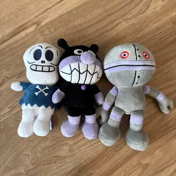 미사용 새상품 호빵맨 프리치 비즈 컬렉션 봉제 인형 세트