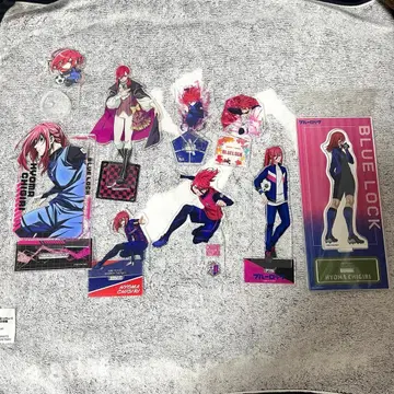 블루 록 아크릴 스탠드 묶음 판매 치기 효마