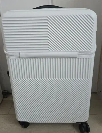 캐리 케이스 화이트 대용량 L 사이즈