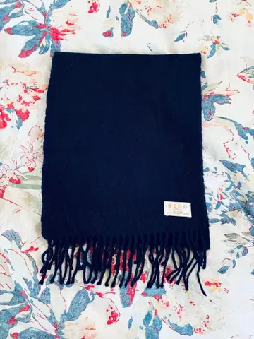 BEGG 네이비 캐시미어 머플러