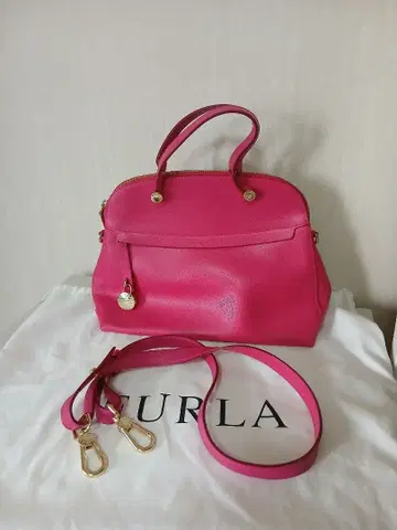 새상품급 FURLA 바이퍼 2way 숄더백 토트백 핑크