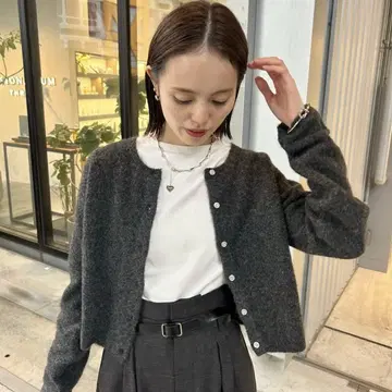 mystic PARIS 자수 가디건