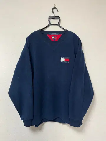 90s TOMMY HILFIGER 타미힐피거 풀오버 플리스