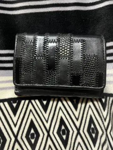 glamb JAMHOMEMADE 3단 폴더형 지갑 블랙