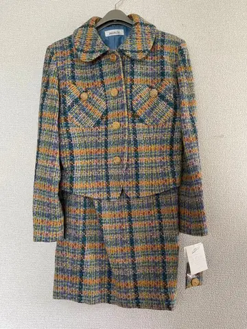 컬러풀 트위드 셋업 벨메종 일본제