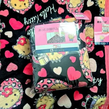 헬로키티 이불 커버 & 깔개 패드 싱글 사이즈 새상품