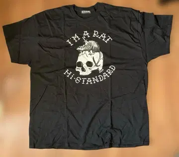 하이-스탠다드 I'M A RAT 티셔츠 XXL 블랙