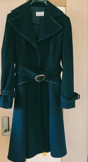 벨트 포함 롱 코트