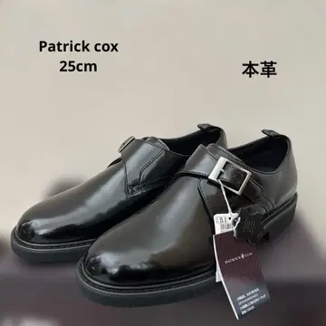 새상품 천연 가죽 항균 PATRICK COX 몽크 스트랩 신발 25cm