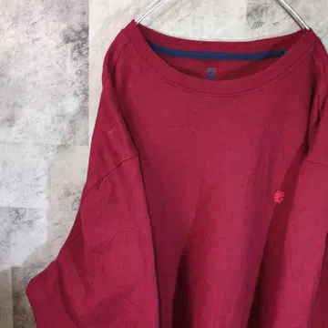 맨투맨 트레이닝복 와인 레드 XL 빅 오버 사이즈 A26,10