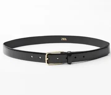 ZARA 여성용 가죽 벨트 스퀘어 버클