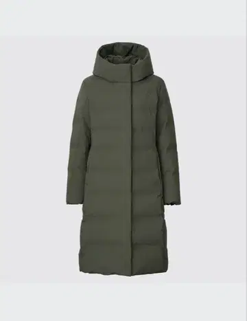 새상품급 UNIQLO 심리스 다운 롱 코트 XL