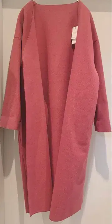 새상품 coca 코트 롱 코트 M Dk.pink