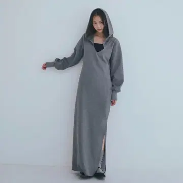 sweat hoodie lady one-piece