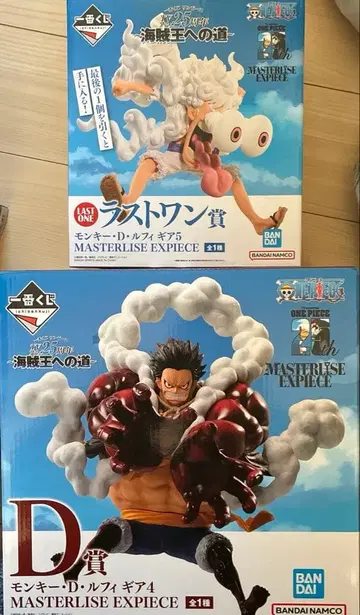 제일복권 원피스 해적왕으로 가는 길 기어4 기어5 피규어 2체 세트