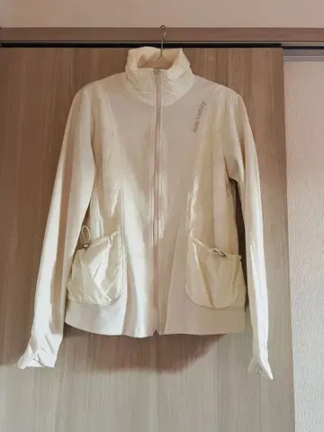 화이트 풀 지퍼 자켓 여성용