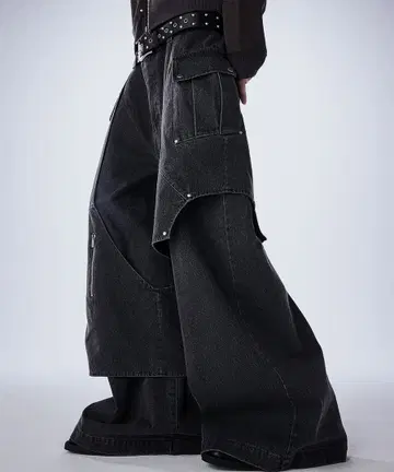 jentlouis Layer Denim Pants M