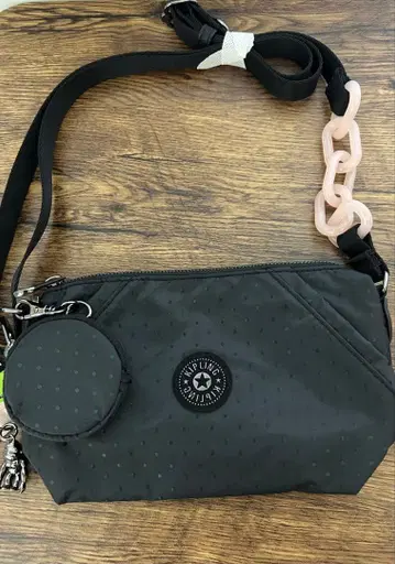 키플링 숄더백 핑크 체인