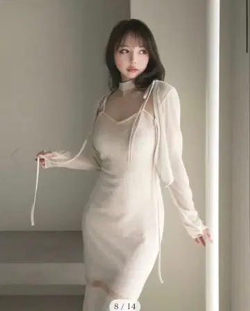 andmary 튤 바디 드레스