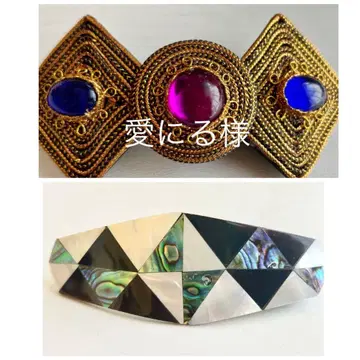 아이니루님 vintage 헤어 머리핀 2점