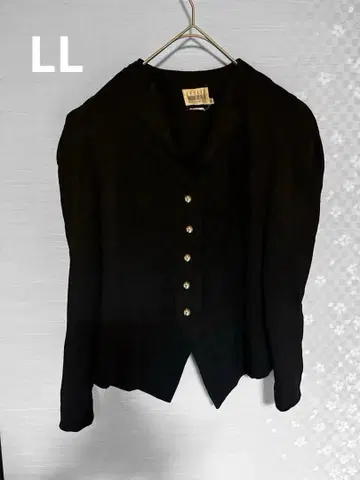 금 버튼 자켓 블랙 XL/LL