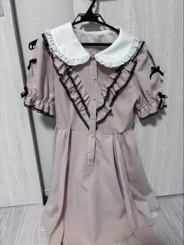 시크릿허니 핑크 원피스 지뢰 양산형