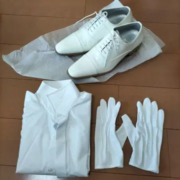 [ 결혼식용 ] 남성 신발, 셔츠, 그로브 세트