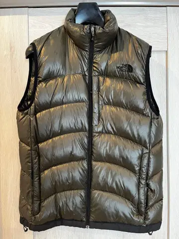 THE NORTH FACE 다운 베스트 L 사이즈 올리브 그린