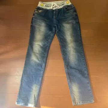 Red Pepper 데님 팬츠 유니크 디자인