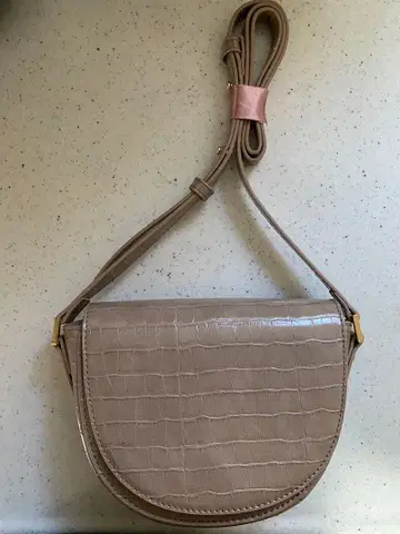 쿠미쿄쿠 크로커다일풍 미니 숄더백