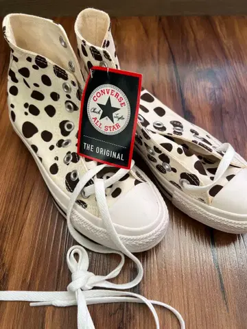 CONVERSE 레오파드 무늬 스니커즈 22.5