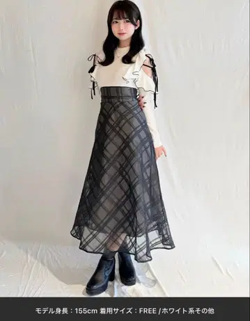 NOMAE 바이컬러 리본 도킹 원피스