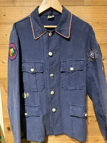 네이비 밀리터리 자켓 빈티지