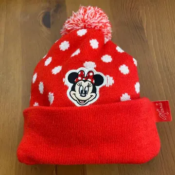 도쿄 디즈니 리조트 미니 물방울 패턴 니트 캡